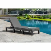 Ligstoel Allibert by KETER Daytona De Luxe 187 x 58 x 29 cm Cinzento Casa | Jardim - nacloset 2