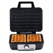 Máquina para Waffles Alpina 1000 W Prateado Confeitaria - nacloset