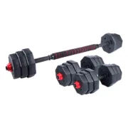 Halteres Umbro Extensível Kit completo 19 pcs Aparelhos de Musculação - nacloset