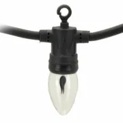 Grinalda de Luzes LED Lifetime 5,1 m 1,5 m Preto Efeito Chama Casa | Jardim - nacloset 2