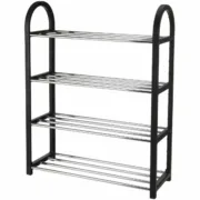 Sapateira 5five Simply Smart Metal Alumínio 50 x 65 x 19 cm 4 Prateleiras Casa | Jardim - nacloset