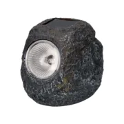 Lâmpada solar Pedra 15 cm Polipropileno Casa | Jardim - nacloset