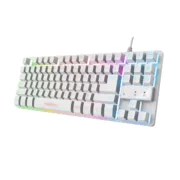 Teclado Gaming Trust GXT 833W THADO Branco Multicolor QWERTY Qwerty US Informática | Gaming - nacloset
