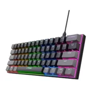 Teclado Gaming Trust GXT 867 Acira Preto Multicolor QWERTY Qwerty US Informática | Gaming - nacloset