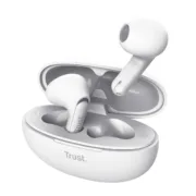 Auriculares in Ear Bluetooth Trust Yavi Branco Auriculares Sem Fios - nacloset