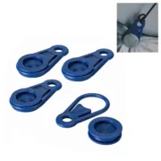 Conjunto de grampos para toldos e lonas Bensontools Clipe Azul 6 Unidades Ø 0,44 x 8,3 cm Casa | Jardim - nacloset