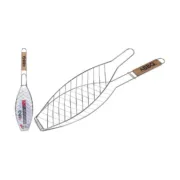 Grelha de Churrasqueira para Peixe Aço inoxidável (14 x 58 cm) Casa | Jardim - nacloset 2