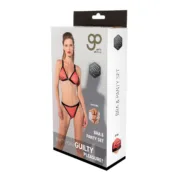 Conjunto de Lingerie Guilty Pleasure Vermelho (M) Cuequinhas e tangas - nacloset