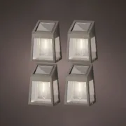 Luz de Parede Lumineo 898174 5 Lm Solar Leve LED (4 Unidades) Casa | Jardim - nacloset 2