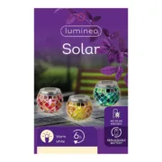 Lâmpada solar Lumineo 894596 9 cm Mosaico Casa | Jardim - nacloset