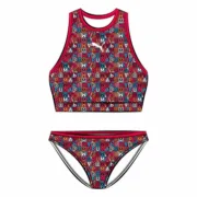 Cueca de Biquíni Para Meninas Puma Printed Set Vermelho Biquínis e fatos de banho - nacloset 2