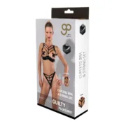 Conjunto de Lingerie Guilty Pleasure Preto (L) Cuequinhas e tangas - nacloset