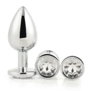 Plug Anal Dream Toys Gleaming Love Prateado Consoladores - nacloset
