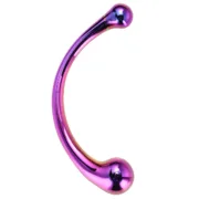 Pénis Clássico Dream Toys Glamour Glass Multicolor Ø 3,5 cm Consoladores - nacloset