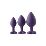Plug Anal Dream Toys Flirts Roxo 3 Peças Consoladores - nacloset 2