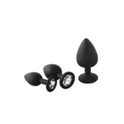 Plug Anal Dream Toys Fantasstic Preto 3 Peças Consoladores - nacloset 2