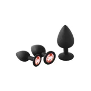 Plug Anal Dream Toys Fantasstic Preto 3 Peças Consoladores - nacloset 2
