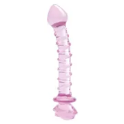 Dildo Dream Toys Glaze Glass Cor de Rosa Consoladores - nacloset 2