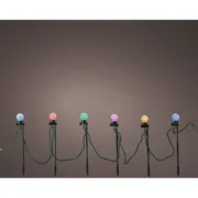 Conjunto de estacas LED para jardim Lumineo 6 W Multicolor Branco quente 14,5 m 20 Unidades Casa | Jardim - nacloset 2