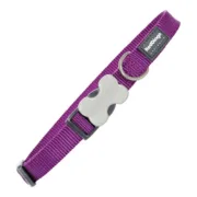 Coleira para Cães Red Dingo Liso Roxo (1,2 x 20-32 cm) Animais de Estimação - nacloset