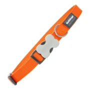 Coleira para Cães Red Dingo Liso Laranja (1,2 x 20-32 cm) Animais de Estimação - nacloset