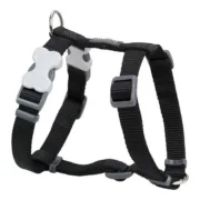 Arnês para Cães Red Dingo Liso 25-39 cm Preto Animais de Estimação - nacloset