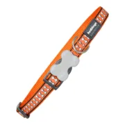 Coleira para Cães Red Dingo Refletor Laranja (2,5 x 41-63 cm) Animais de Estimação - nacloset