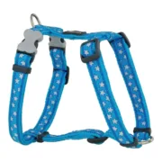 Arnês para Cães Red Dingo Style Azul Estrela 25-39 cm Animais de Estimação - nacloset