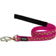 Trela para Cães Red Dingo STYLE STARS LIME ON HOT PINK 15mm x 120 cm Animais de Estimação - nacloset