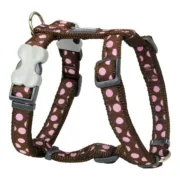Arnês para Cães Red Dingo Style Sports Cor de Rosa Lunares 37-61 cm Animais de Estimação - nacloset