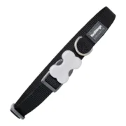 Coleira para Cães Red Dingo Liso Preto (1,5 x 24-36 cm) Animais de Estimação - nacloset