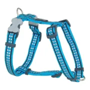 Arnês para Cães Red Dingo Osso Refletor 37-61 cm Turquesa Animais de Estimação - nacloset