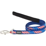 Trela para Cães Red Dingo STYLE US FLAG 2 x 120 cm Animais de Estimação - nacloset