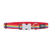 Coleira para Cães Red Dingo Rainbow 20-32 cm Multicolor Animais de Estimação - nacloset