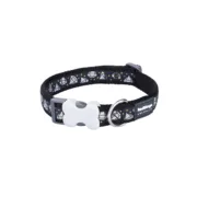 Coleira para Cães Red Dingo STYLE DIAMOND 15 mm x 24-36 cm Preto Animais de Estimação - nacloset 2
