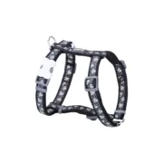 Arnês para Cães Red Dingo Diamond 25-39 cm Preto Animais de Estimação - nacloset