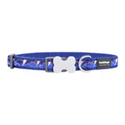 Coleira para Cães Red Dingo Lightning 20-32 cm Azul Marinho Animais de Estimação - nacloset 2