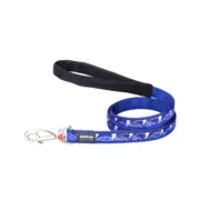 Trela para Cães Red Dingo STYLE LIGHTNING Azul Marinho 2 x 120 cm Animais de Estimação - nacloset