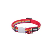 Coleira para Gato Red Dingo Rainbow 20-32 cm Multicolor Animais de Estimação - nacloset