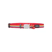 Coleira para Gato Red Dingo Rainbow 20-32 cm Multicolor Animais de Estimação - nacloset 2