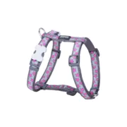 Arnês para Cães Red Dingo On Cool 25-39 cm Cor de Rosa Cinzento Animais de Estimação - nacloset