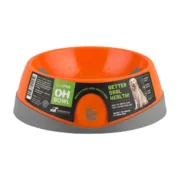Comedouro para Cão Lickimat Oh Bowl Laranja Animais de Estimação - nacloset
