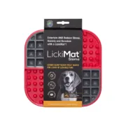Comedouro para Cão Lickimat Polipropileno TPR Vermelho Animais de Estimação - nacloset 2