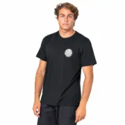 Camisola de Manga Curta Rip Curl Wettie Essential Preto Homem Moda | Acessórios - nacloset