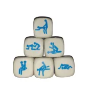 Jogo de Dados Erótico Divertysex Branco 25 Unidades Sets Eróticos - nacloset