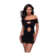 Vestido Chilirose Preto S/M Babydolls e bodies - nacloset