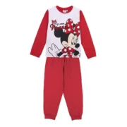 Pijama Infantil Minnie Mouse Vermelho Bebés e Crianças - nacloset