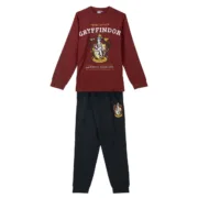 Pijama Harry Potter Azul Marinho Vermelho Moda | Acessórios - nacloset