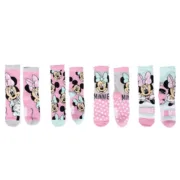 Meias Minnie Mouse 4 pares Bebés e Crianças - nacloset