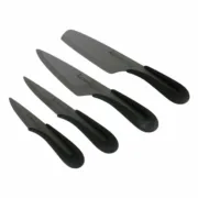 Conjunto de Facas Santa Clara Cerâmica 4 Peças Preto 17 cm 17 (2 Unidades) Conjuntos de Facas - nacloset 2